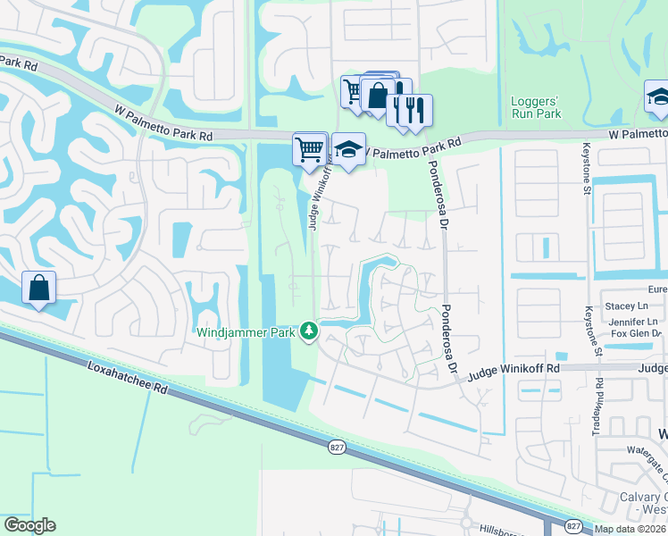map of restaurants, bars, coffee shops, grocery stores, and more near 22411 Cypress Wood Lane in Boca Raton