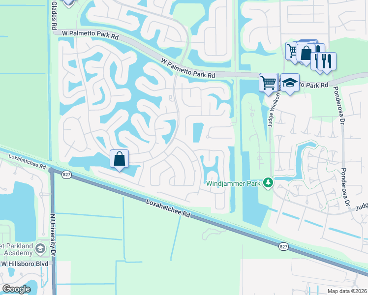 map of restaurants, bars, coffee shops, grocery stores, and more near 22454 Sea Bass Drive in Boca Raton