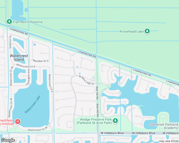 map of restaurants, bars, coffee shops, grocery stores, and more near 10472 Cobalt Court in Parkland