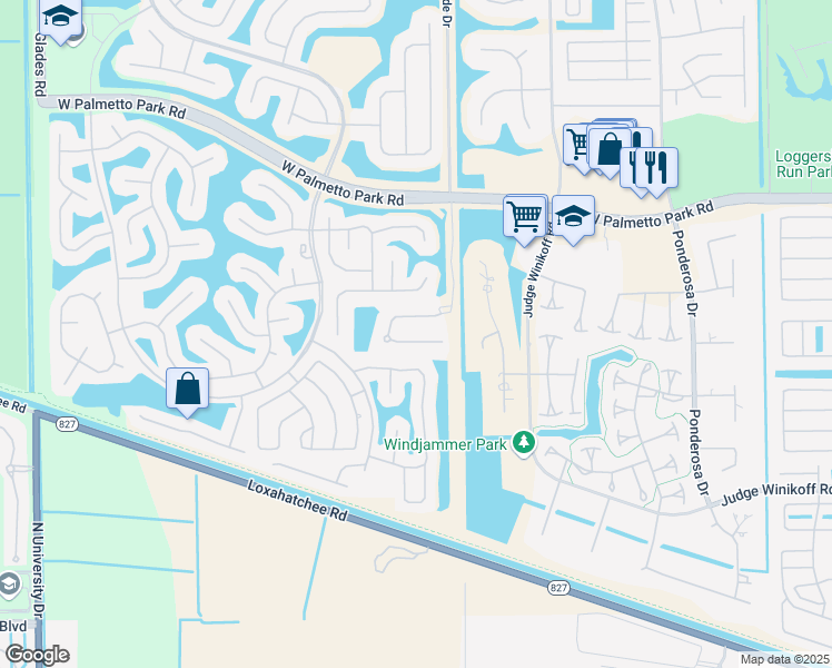 map of restaurants, bars, coffee shops, grocery stores, and more near 12234 Boca Reserve Lane in Boca Raton