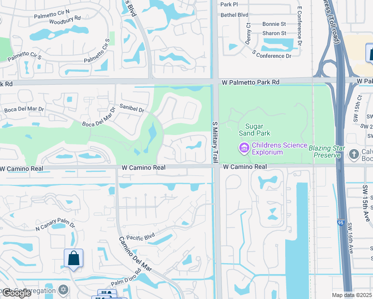 map of restaurants, bars, coffee shops, grocery stores, and more near 22080 Brentwood Circle in Boca Raton
