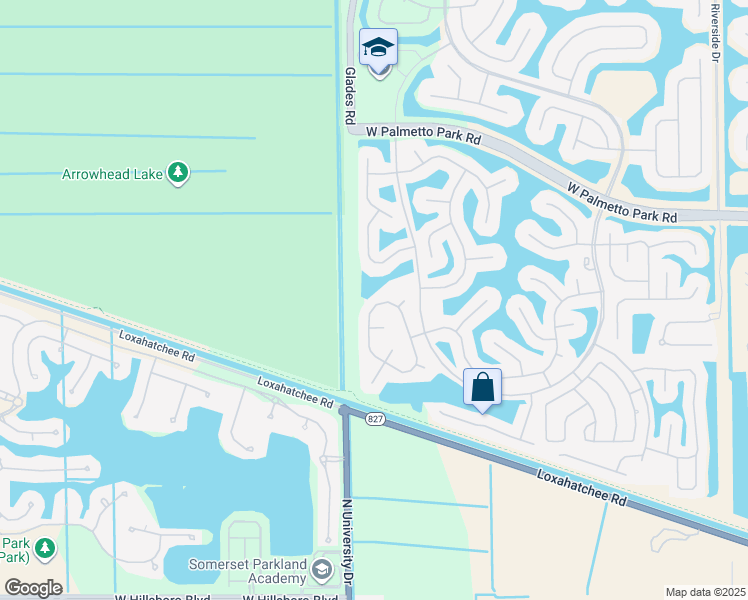 map of restaurants, bars, coffee shops, grocery stores, and more near 22492 Middletown Drive in Boca Raton