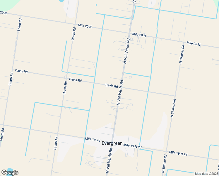map of restaurants, bars, coffee shops, grocery stores, and more near 15307 Davis Road in Edinburg