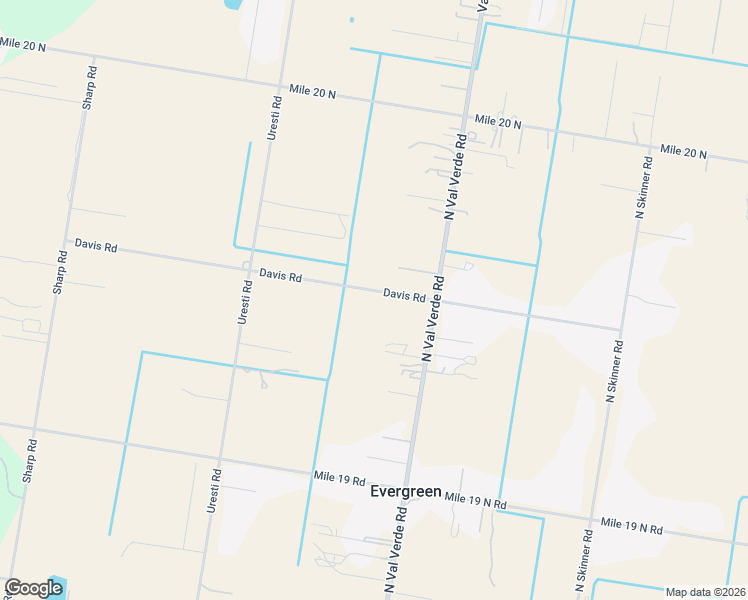 map of restaurants, bars, coffee shops, grocery stores, and more near 15331 Davis Road in Edcouch