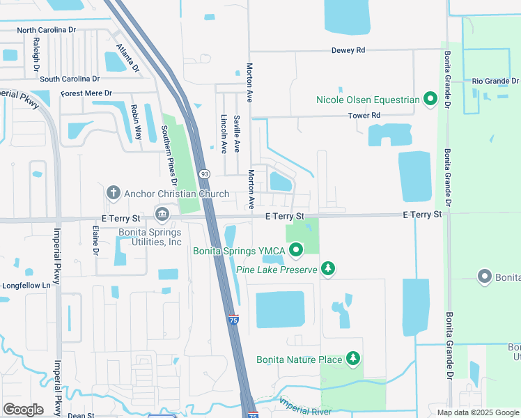 map of restaurants, bars, coffee shops, grocery stores, and more near 12267 Londonderry Lane in Bonita Springs