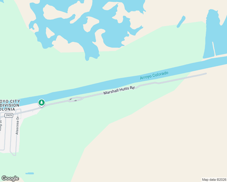 map of restaurants, bars, coffee shops, grocery stores, and more near 37844 Marshall Hutts Road in Rio Hondo