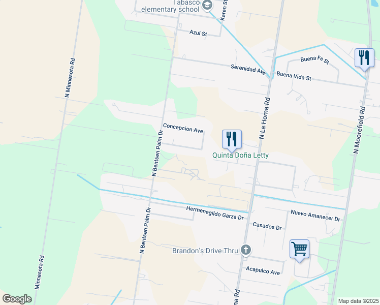 map of restaurants, bars, coffee shops, grocery stores, and more near 3415 San Lucas Avenue in Mission