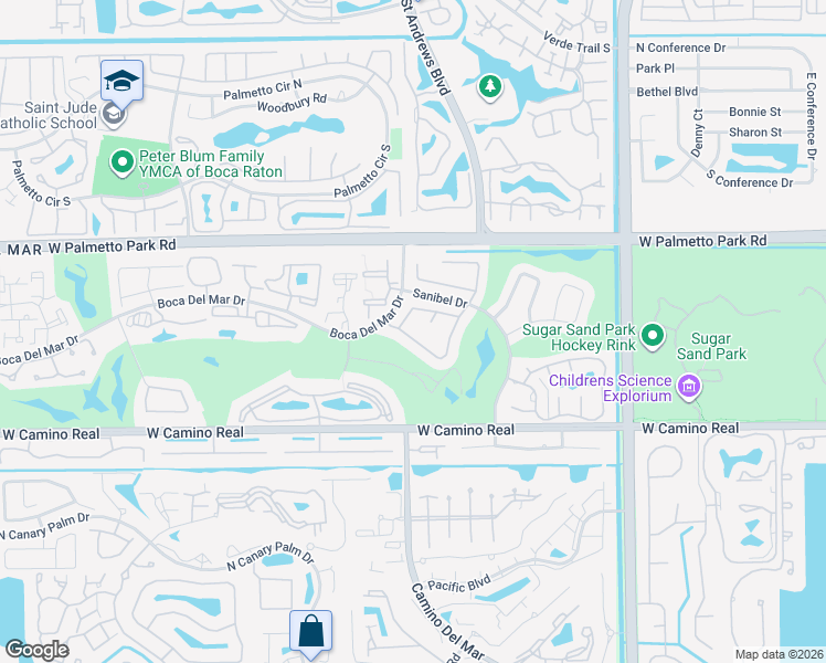 map of restaurants, bars, coffee shops, grocery stores, and more near 5991 Pinebrook Drive in Boca Raton