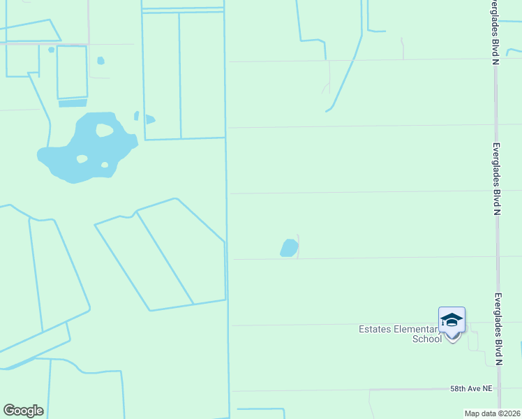 map of restaurants, bars, coffee shops, grocery stores, and more near 2390 64th Avenue Northeast in Naples