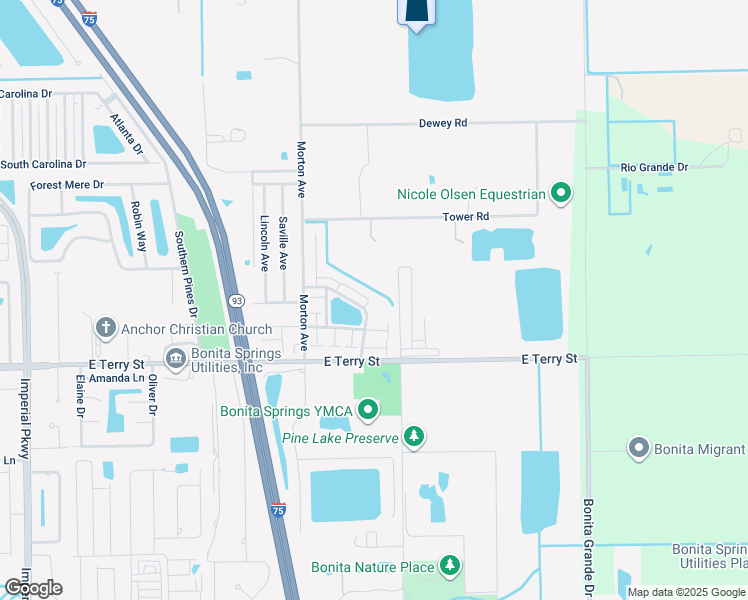 map of restaurants, bars, coffee shops, grocery stores, and more near 12330 Notting Hill Lane in Bonita Springs