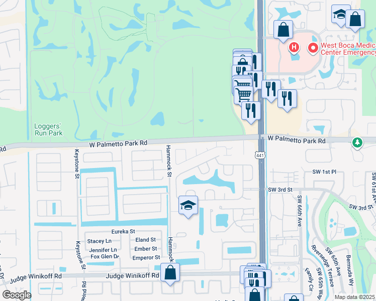 map of restaurants, bars, coffee shops, grocery stores, and more near 22058 Greenwich Court East in Boca Raton