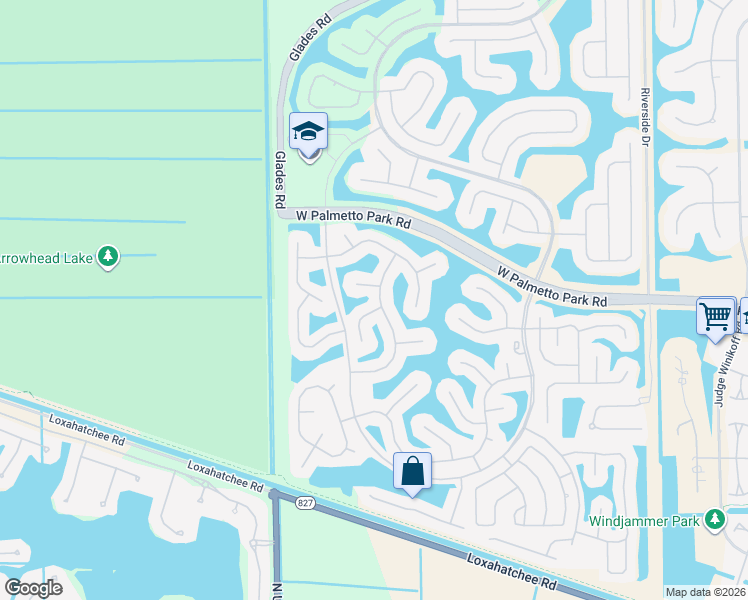map of restaurants, bars, coffee shops, grocery stores, and more near 21887 Palm Grass Drive in Boca Raton