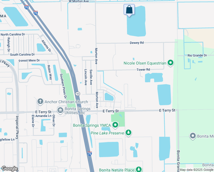 map of restaurants, bars, coffee shops, grocery stores, and more near 10 Little John Court in Bonita Springs