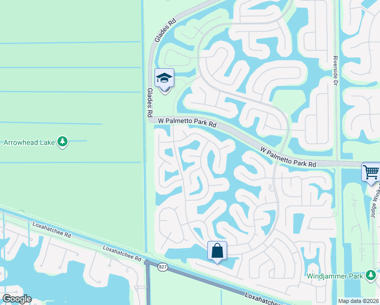 map of restaurants, bars, coffee shops, grocery stores, and more near 12773 Spikerush Circle in Boca Raton