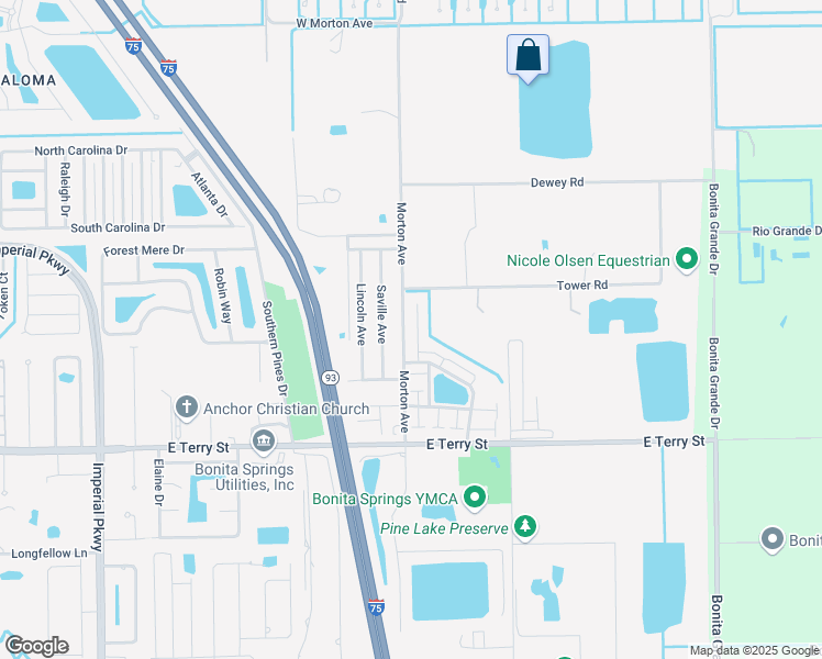 map of restaurants, bars, coffee shops, grocery stores, and more near 26704 Little John Court in Bonita Springs