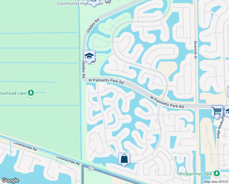map of restaurants, bars, coffee shops, grocery stores, and more near 21847 Palm Grass Drive in Boca Raton