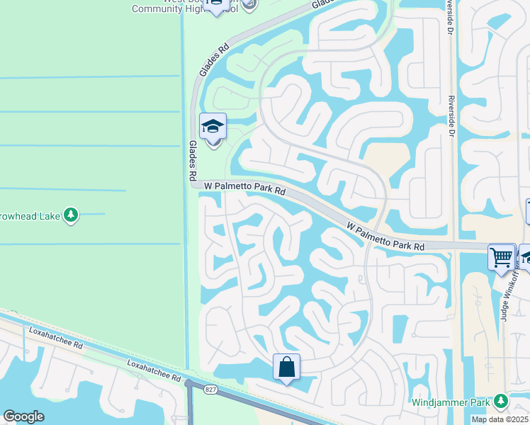 map of restaurants, bars, coffee shops, grocery stores, and more near 21847 Palm Grass Drive in Boca Raton