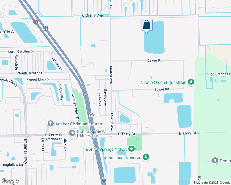 map of restaurants, bars, coffee shops, grocery stores, and more near 72 Little John Court in Bonita Springs