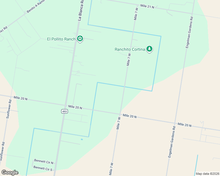 map of restaurants, bars, coffee shops, grocery stores, and more near in La Blanca