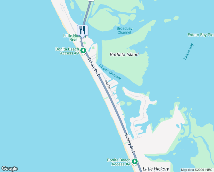 map of restaurants, bars, coffee shops, grocery stores, and more near in Bonita Springs