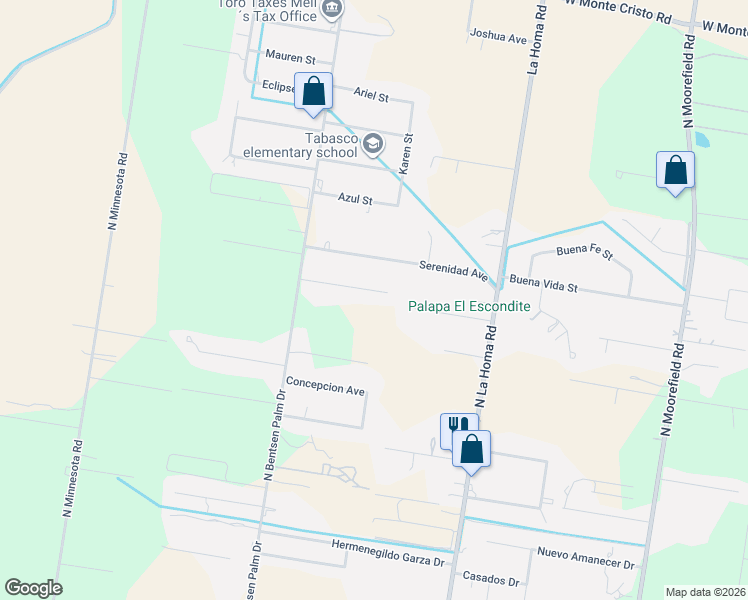 map of restaurants, bars, coffee shops, grocery stores, and more near 3405 Carlos Circle in Mission