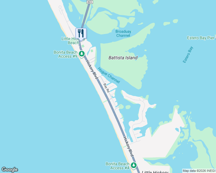 map of restaurants, bars, coffee shops, grocery stores, and more near 6014 Cypress Lane in Bonita Springs