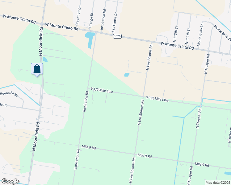 map of restaurants, bars, coffee shops, grocery stores, and more near 11900 West Mile 9 1/2 Road in Mission
