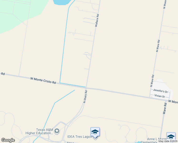 map of restaurants, bars, coffee shops, grocery stores, and more near 16013 Wallace Road in McAllen