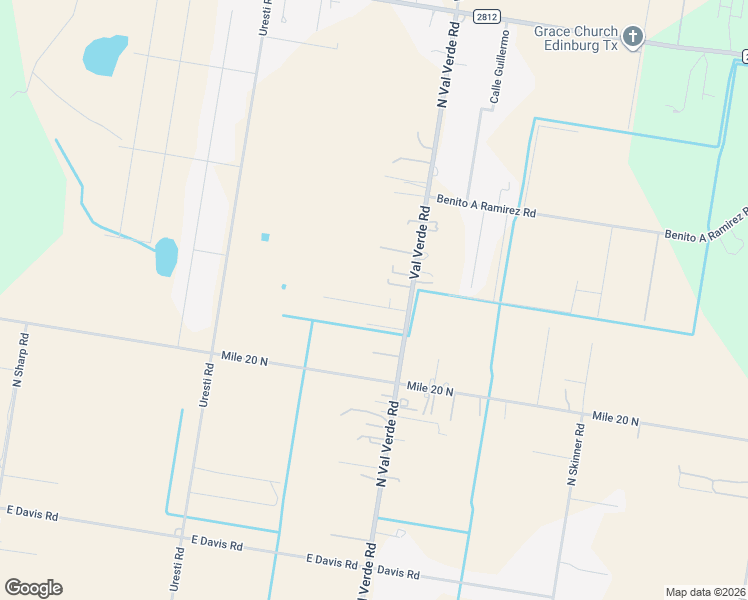 map of restaurants, bars, coffee shops, grocery stores, and more near 15284 Pavo Real Lane in Edinburg