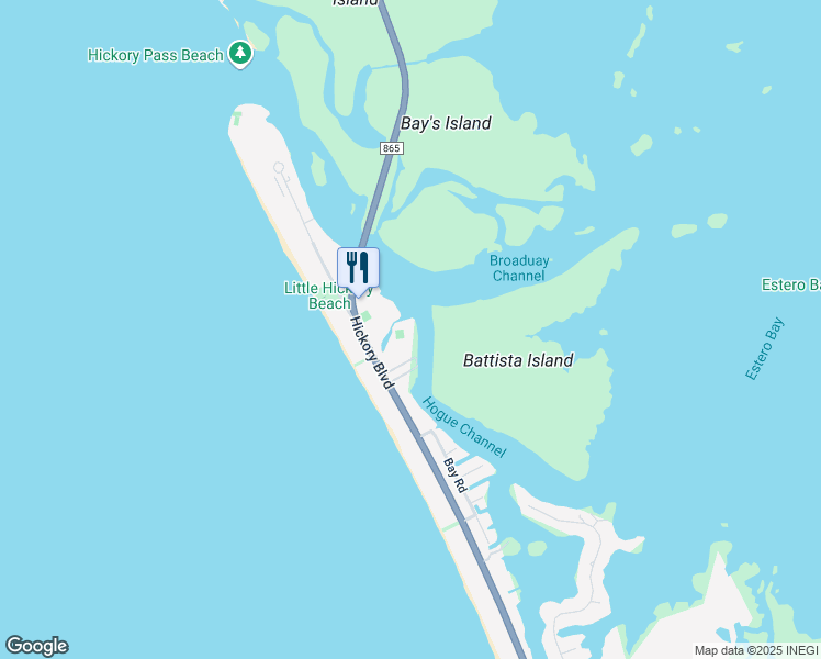 map of restaurants, bars, coffee shops, grocery stores, and more near 26225 Hickory Boulevard in Bonita Springs