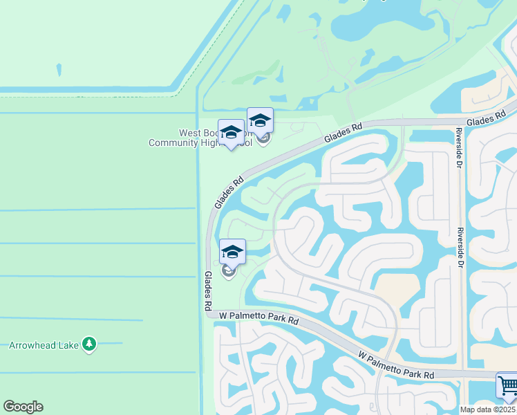 map of restaurants, bars, coffee shops, grocery stores, and more near 12793 Hyland Circle in Boca Raton