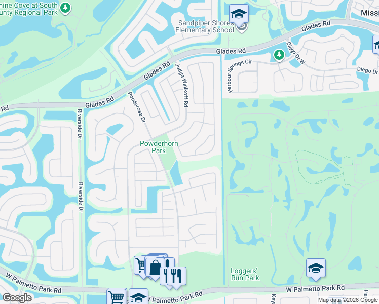 map of restaurants, bars, coffee shops, grocery stores, and more near 21197 Shady Vista Lane in Boca Raton