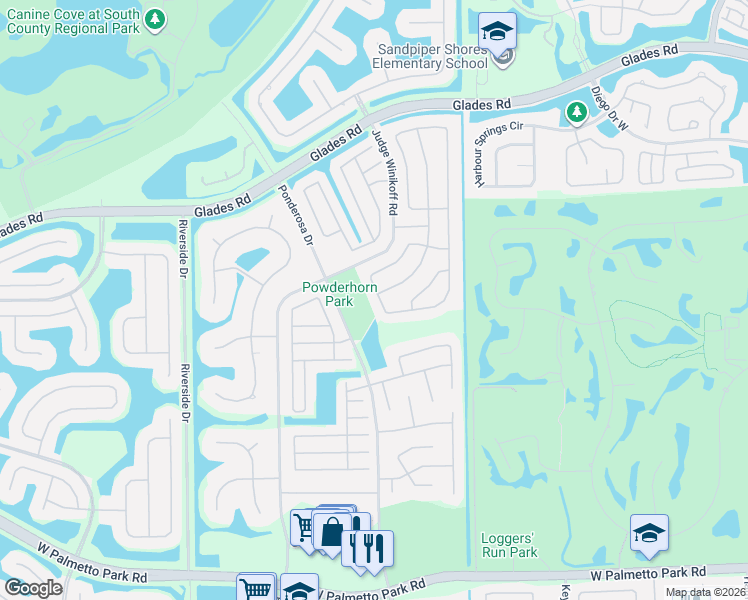 map of restaurants, bars, coffee shops, grocery stores, and more near 21236 Turquoise Way in Boca Raton