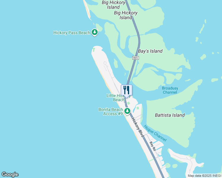 map of restaurants, bars, coffee shops, grocery stores, and more near 25902 Hickory Boulevard in Bonita Springs