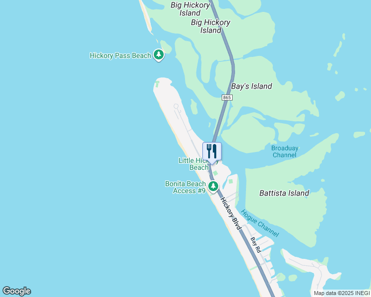 map of restaurants, bars, coffee shops, grocery stores, and more near 25902 Hickory Boulevard in Bonita Springs