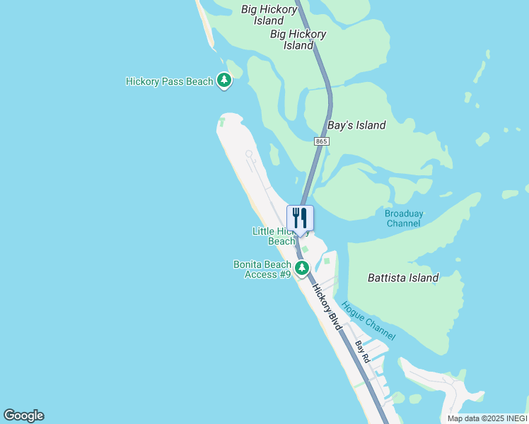 map of restaurants, bars, coffee shops, grocery stores, and more near 25902 Hickory Boulevard in Bonita Springs