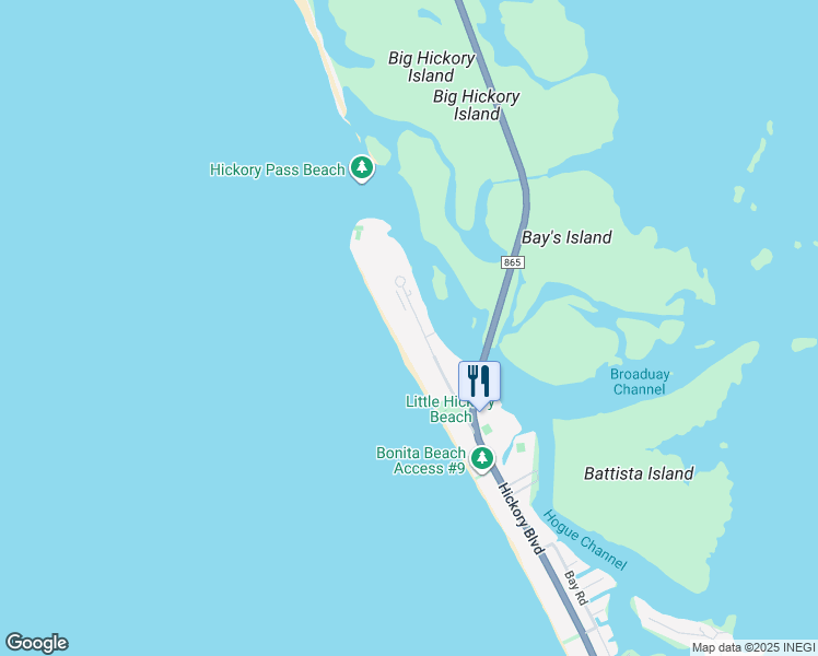 map of restaurants, bars, coffee shops, grocery stores, and more near 25850 Hickory Boulevard in Bonita Springs