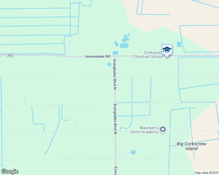 map of restaurants, bars, coffee shops, grocery stores, and more near 7127 Everglades Boulevard North in Naples