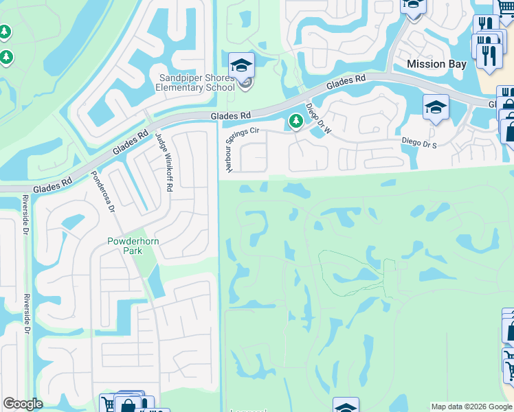 map of restaurants, bars, coffee shops, grocery stores, and more near 11252 Cloverleaf Circle in Boca Raton