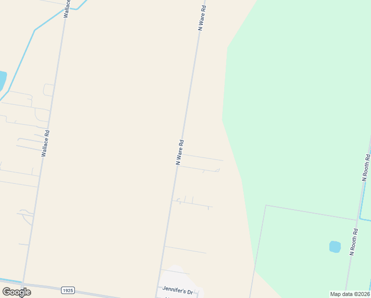 map of restaurants, bars, coffee shops, grocery stores, and more near North Ware Road in Edinburg