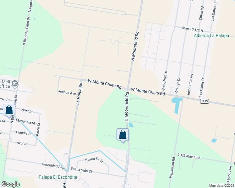 map of restaurants, bars, coffee shops, grocery stores, and more near 11277 North Moorfield Road in Mission