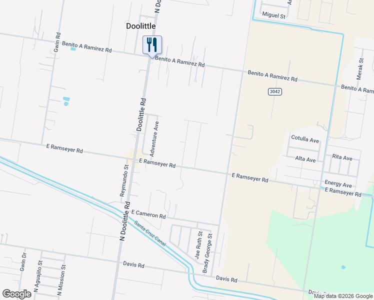 map of restaurants, bars, coffee shops, grocery stores, and more near 6301 Earth Drive in Edinburg