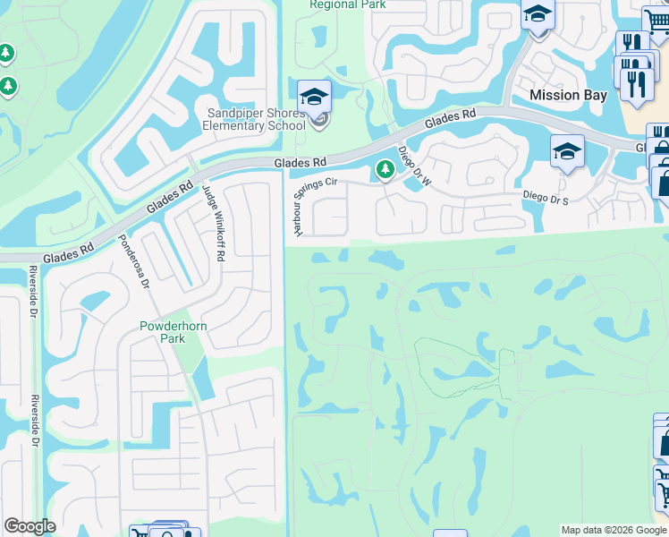 map of restaurants, bars, coffee shops, grocery stores, and more near 11252 Cloverleaf Circle in Boca Raton