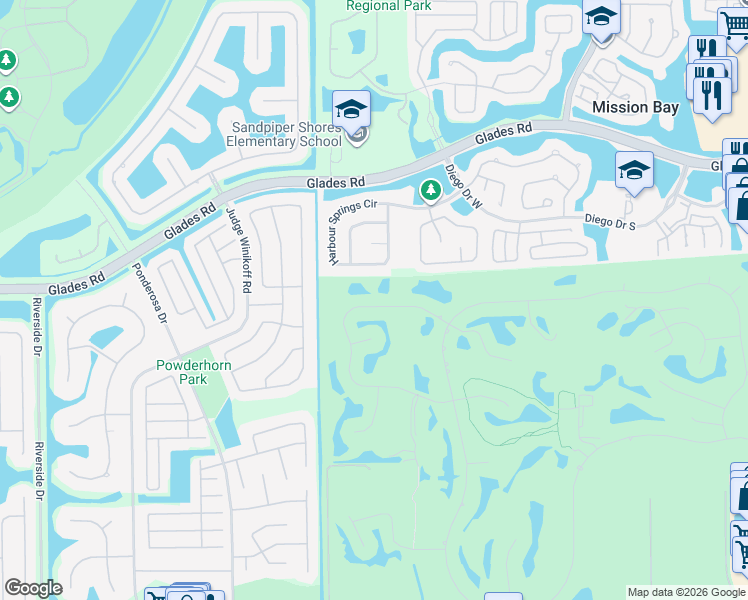 map of restaurants, bars, coffee shops, grocery stores, and more near 11252 Cloverleaf Circle in Boca Raton