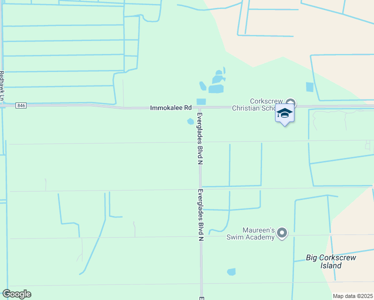 map of restaurants, bars, coffee shops, grocery stores, and more near 7127 Everglades Boulevard North in Naples