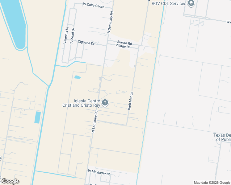 map of restaurants, bars, coffee shops, grocery stores, and more near 5354 North Seminary Road in Edinburg