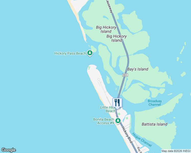 map of restaurants, bars, coffee shops, grocery stores, and more near 25730 Hickory Boulevard in Bonita Springs