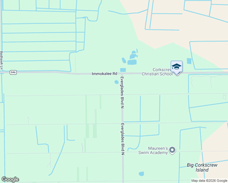 map of restaurants, bars, coffee shops, grocery stores, and more near 7241 Everglades Boulevard North in Naples