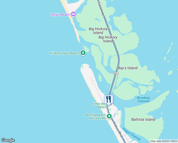 map of restaurants, bars, coffee shops, grocery stores, and more near 25730 Hickory Boulevard in Bonita Springs