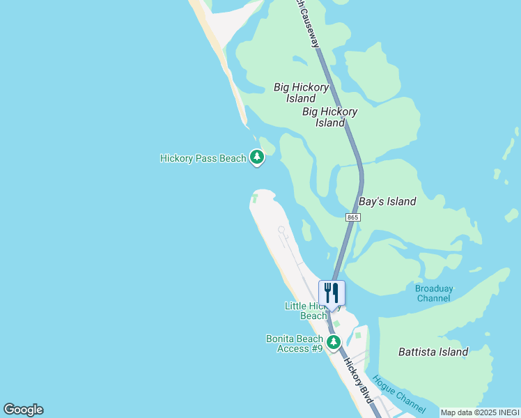 map of restaurants, bars, coffee shops, grocery stores, and more near 25710 Hickory Boulevard in Bonita Springs